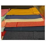 Assorted Fabric Swatches - Mixed Textiles Lot for Crafts