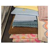 Assorted Vintage Fabrics - Floral, Stripes & Checks (Made in Czechoslovakia)