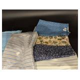Assorted Vintage Fabrics - Floral, Stripes & Checks (Made in Czechoslovakia)