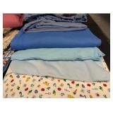 Assorted Quilt Fabrics & Textiles - Plaid, Floral, Holiday Prints & Solids