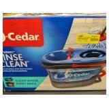 O-Cedar EasyWring Spin Mop System with Microfiber Mop Head & Wringer Bucket