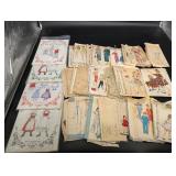 Vintage Sewing Patterns Lot - Simplicity, Sew-Easy, Hollywood Pattern Co., and Doering Designs
