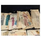 Vintage Sewing Patterns Lot - Simplicity, Sew-Easy, Hollywood Pattern Co., and Doering Designs