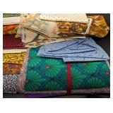 Assorted Quilt Fabrics - Mixed Prints & Textiles
