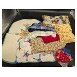 Assorted Quilting Fabrics & Patchwork Textiles - Floral, Striped & Plaid Prints
