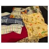 Assorted Quilting Fabrics & Patchwork Textiles - Floral, Striped & Plaid Prints