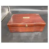 Vintage Jewelry Box Lot - Brooches, Beads & Necklaces