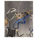 Waterford Crystal Ornaments - Assorted Star and Snowflake Crystals