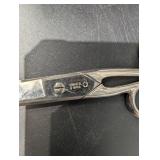 Vintage German Made Pocket Scissors in Leather Case