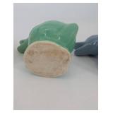 Pastel Ceramic Duck Planters (Lot of 3)
