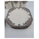 Johnson Bros The Friendly Village Assorted Mugs & Plates Dinnerware Set