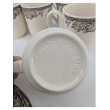 Johnson Bros The Friendly Village Assorted Mugs & Plates Dinnerware Set