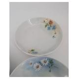 Gemsmith Floral Pattern Porcelain Dessert Plates - Assorted 6-7 Inch Designs
