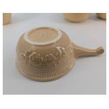 Genuine Oven-Serve Ware Teacups Assorted Colors - Blue, Pink & Tan (8-Piece)