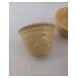 Genuine Oven-Serve Ware Teacups Assorted Colors - Blue, Pink & Tan (8-Piece)