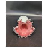 Fenton Ruffled Edge Vase