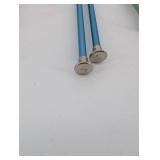 Assorted Knitting Needles Set - Clover Takumi Velvet Bamboo & Boye Metal Needles in Leather Case
