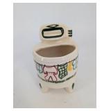 Hand-Painted Floral Ceramic Teapot & Accessories Set