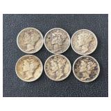 Mercury Silver Dimes