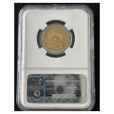2008 South Africa 5 Rand Mandela 90th Birthday NGC MS66