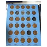 Lincoln Cents in Book