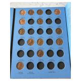 Lincoln Cents in Book