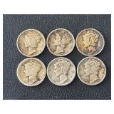 Mercury Silver Dimes
