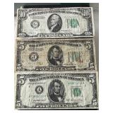 $5 and $10 Dollar Federal Reserve Notes