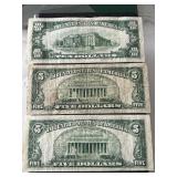 $5 and $10 Dollar Federal Reserve Notes
