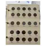 Lincoln Cents in Book
