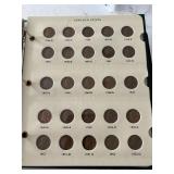 Lincoln Cents in Book