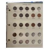 Lincoln Cents in Book