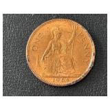 1964 Large British Penny