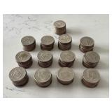 130 Kennedy Clad Half Dollars