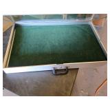 Allstate Mfg. Co. Glass Display Case with Handle 34x22x3.5