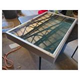 Allstate Mfg. Co. Glass Display Case with Handle 34x22x3.5