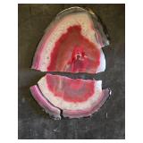 Agate Geode Slice - Broken -