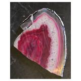 Agate Geode Slice - Broken -