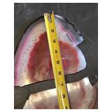 Agate Geode Slice - Broken -
