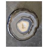 Agate Stone Coaster - 4 7/8"
