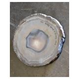 Agate Stone Coaster - 4 7/8"