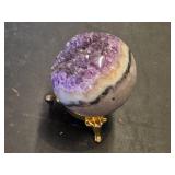 Amethyst Crystal Sphere on Stand