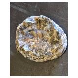 Geode Rock Specimen with Crystal Interior - 3.5" across