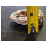 Geode Rock Specimen with Crystal Interior - 3.5" across