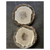 Geode Rock with Crystal Interior