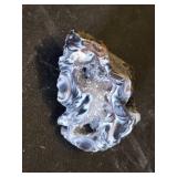Geode Specimen with Crystal Interior and Banding Patterns - 2.5"