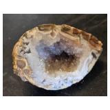 Geode Rock with Crystal Interior - About 2"