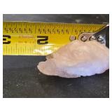 Unbranded Carved Rose Quartz Stone - About 1.75"
