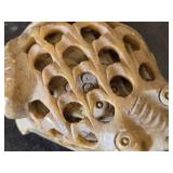 Carved Soapstone Frog Figurine