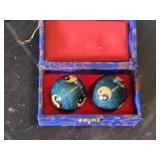 Chinese Baoding Balls in Decorative Box